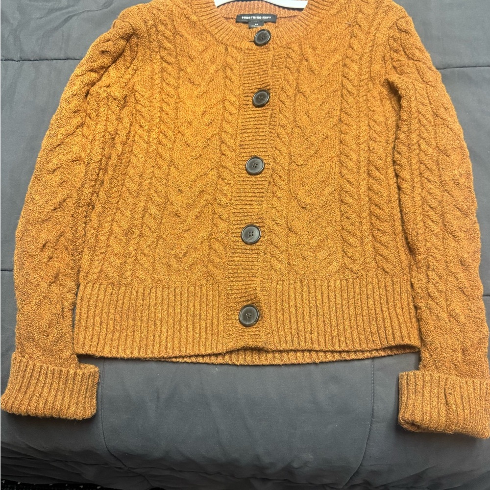 Something Navy cardigan